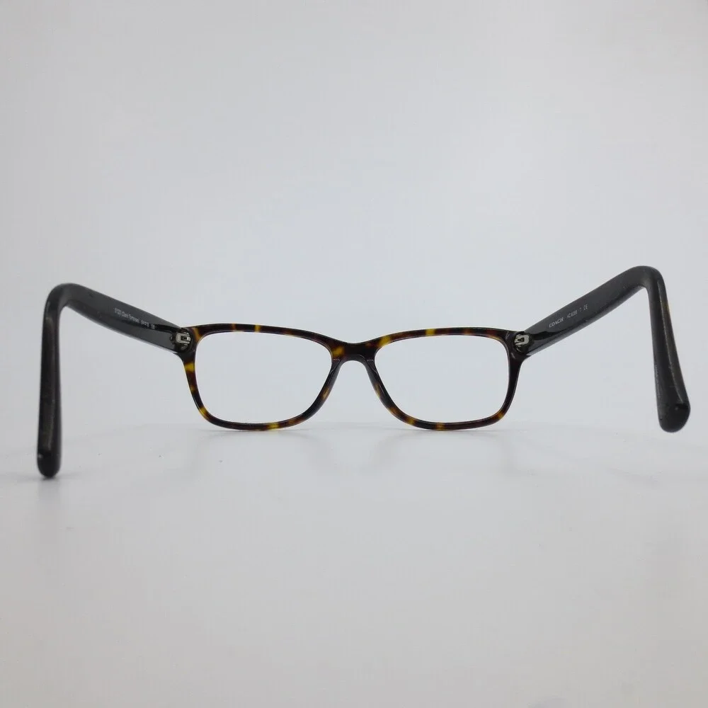 Coach HC 6068 5120 Dark Tortoise Eyeglasses Frames 54-16-135 Womens Rectangle